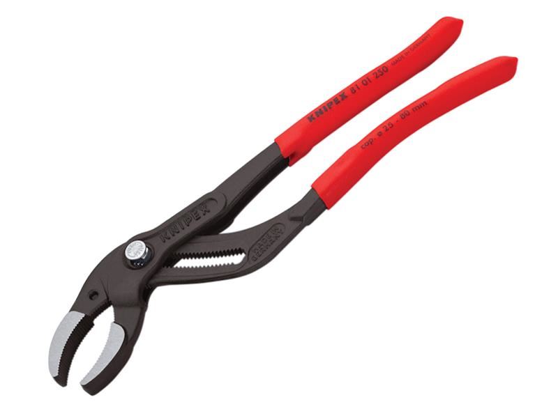 Knipex 81 01 250 SB Plastic Pipe Grip Pliers Black 250mm - 80mm Capacity