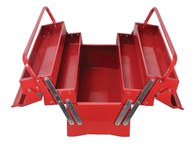 Faithfull FAITBC517 Metal Cantilever Toolbox - 5 Tray 40cm (16in) |