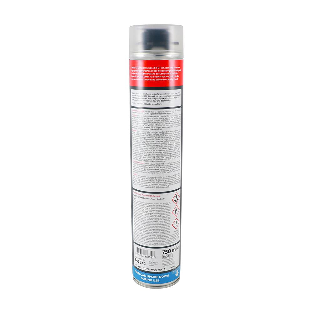 TIMCO B3 Expand PU Foam Gun Grade nan 750ml Pack 1.0