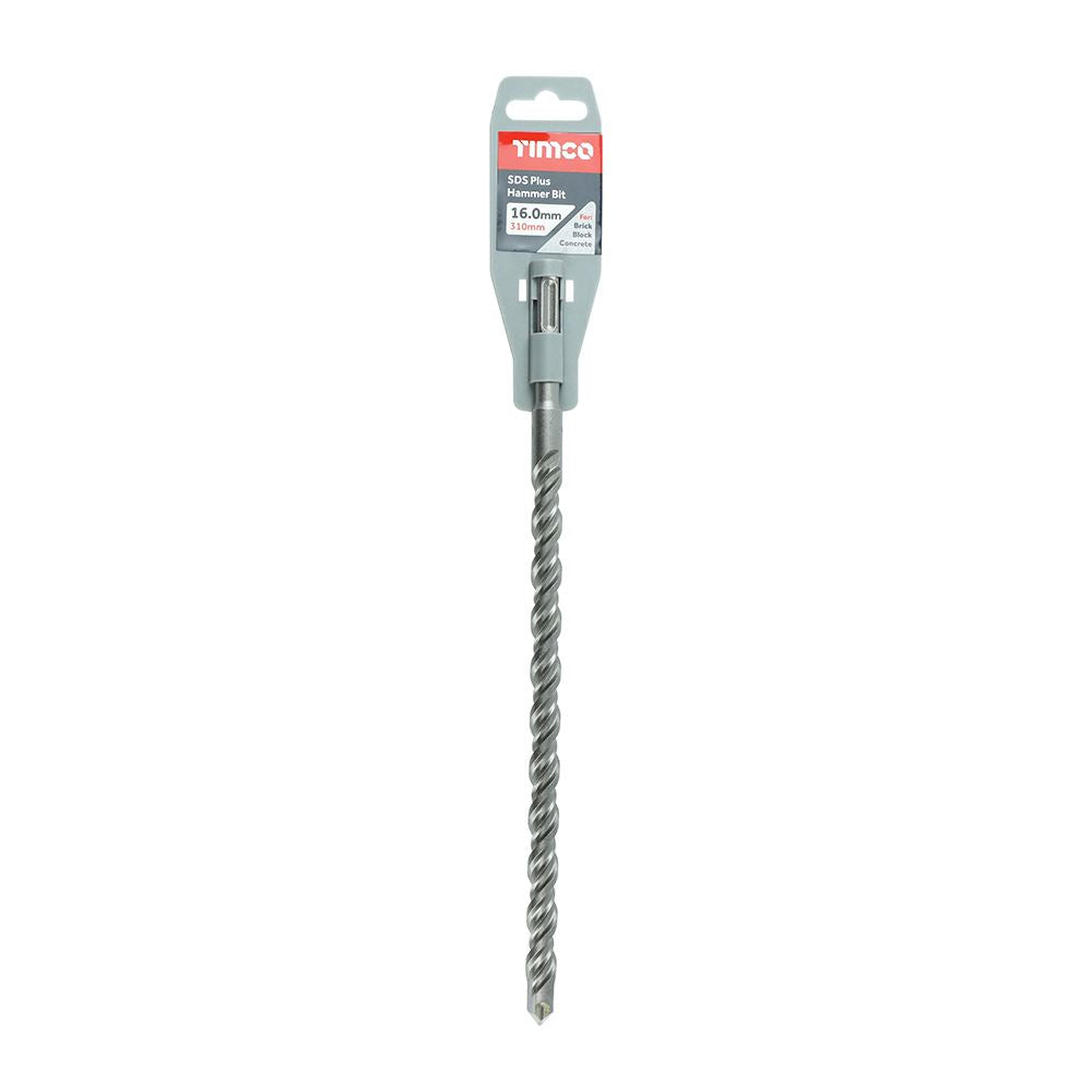 TIMCO SDS Plus Hammer Bit 16.0 x 310 Pack 1