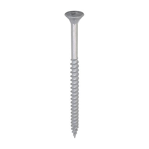 TIMCO C2 Strong-Fix Exterior PZ3 CSK 6.0 x 100 Silver Pack 60