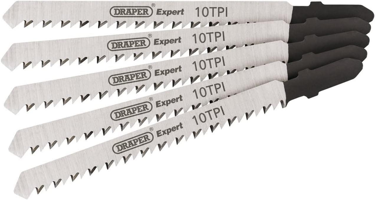 DRAPER 81718 - DT101BR 100mm Jigsaw Blade Set (5 Piece)