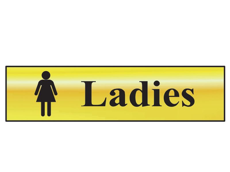 Scan SCA6002 Ladies - Polished Brass Effect 200 x 50mm |