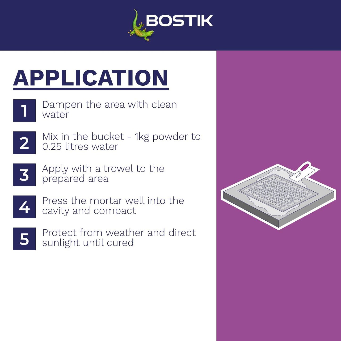 Bostik Cementone Rapid Setting Cement 2.5kg, 5kg & 10kg Tub Quick Dry Repair Outdoor