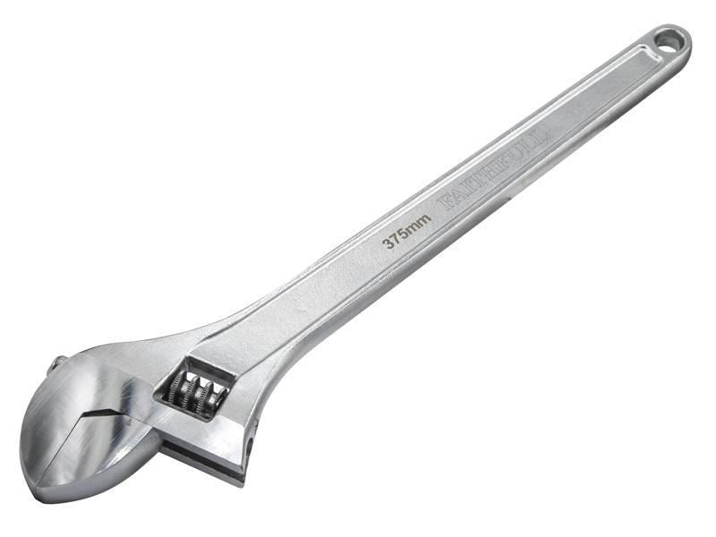 Faithfull FAIAS375MC Chrome Adjustable Spanner 375mm (15in) |