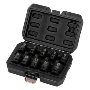 83092 Draper HI-TORQ Metric Impact Socket Set, 1/2 Sq. Dr. (10 Piece) 410/10/MM Impact Socket Sets Professional Trade DIY Workshop Garage Use