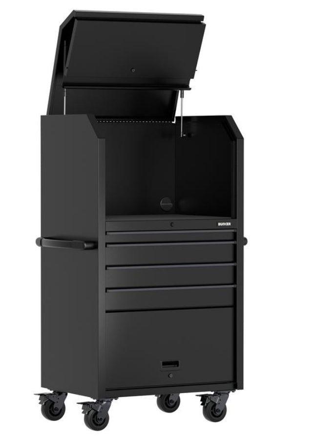 BUNKER Diagnostic Trolley, 4 Drawer, 34"