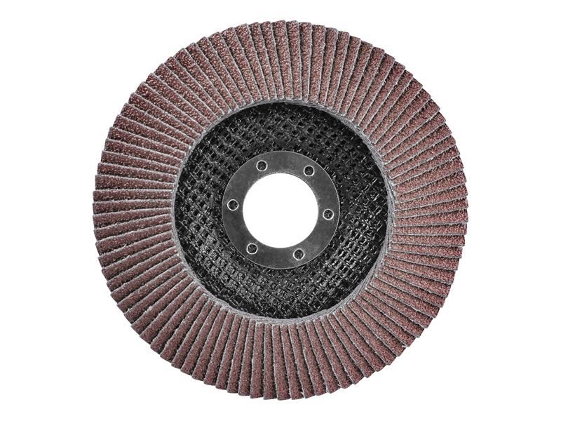 Faithfull FAIFD115A40 Aluminium Oxide Flap Disc 115 x 22mm 40 Grit |