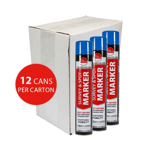 TIMCO Survey & Spot Marker Blue Blue 750ml Pack 1.0