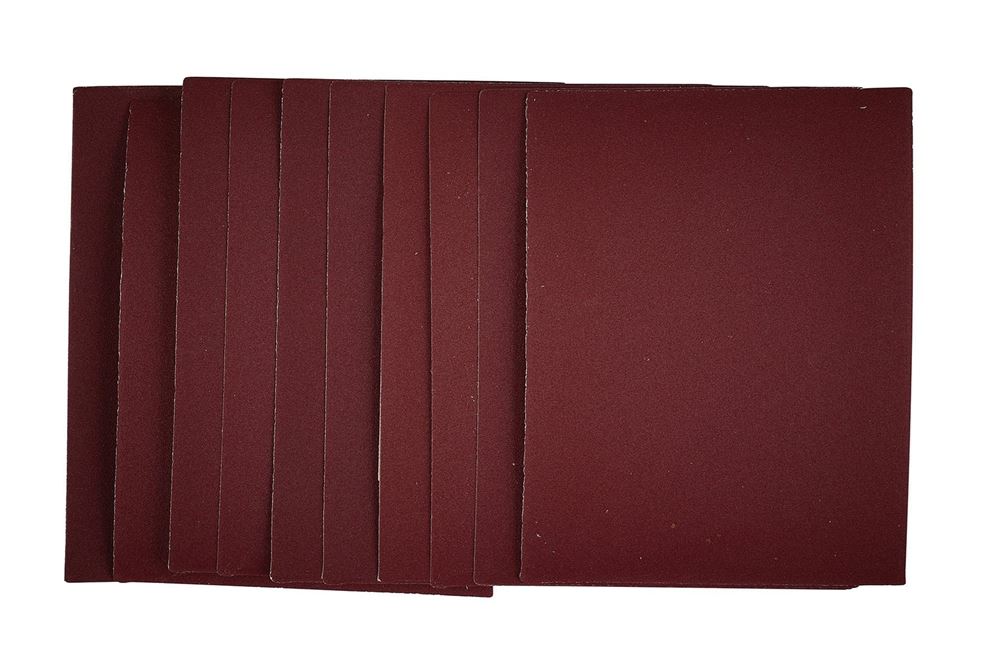 Draper SANDING SHEET 115X150MM 240G 54806 54806 1/4 Sanding Sheets, 115 x 150mm (Pack of 10)