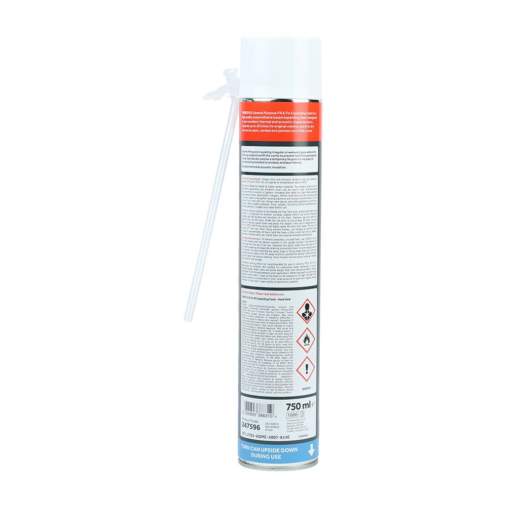 TIMCO B3 Expand PU Foam Hand Held nan 750ml Pack 1.0