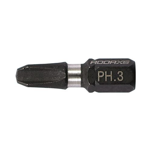 TIMCO X6 Impact Phillips Driver Bit No.3 x 25 Pack 10