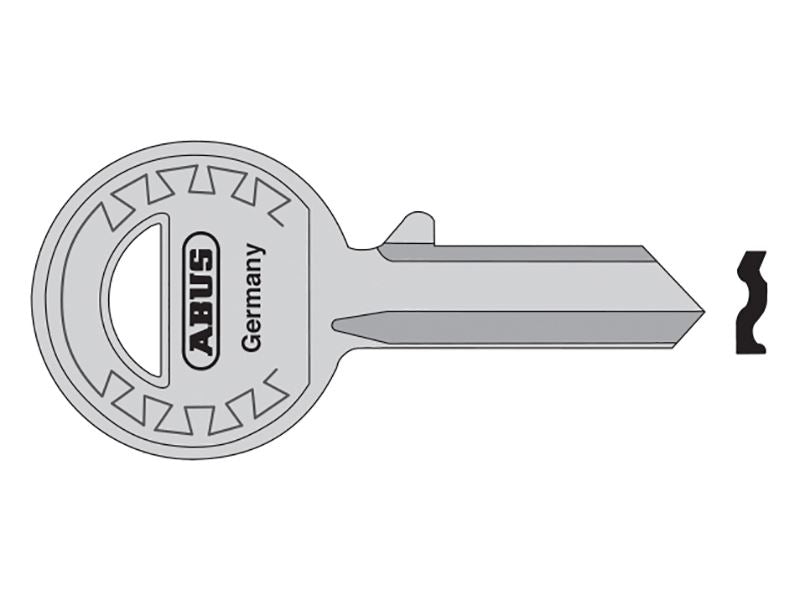 ABUS 02706 24-41-885 Right Hand 4 Pin Key Blank
