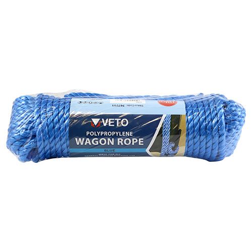 TIMCO Wagon Rope 9mm x 27m Blue Pack 1