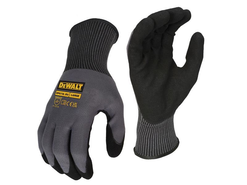 DeWalt Coated Grip Gloves - L (Size 9)
