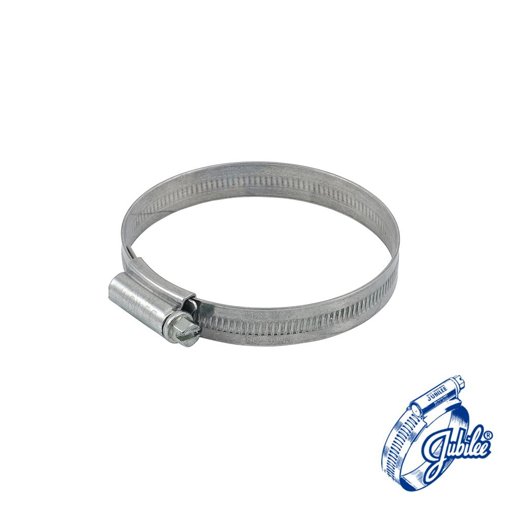 TIMCO Jubilee Clip Mild Steel 60-80mm Pack 10