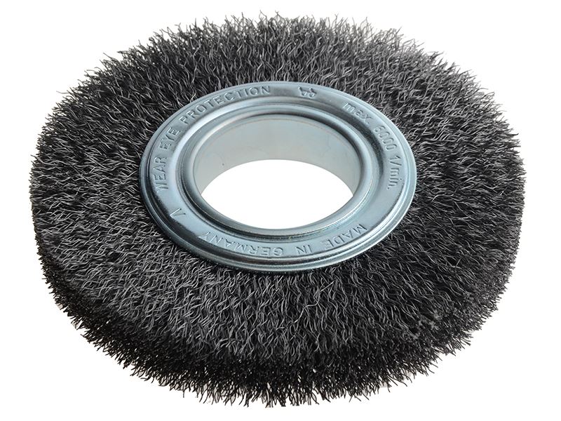 Lessmann 345.162 Wheel Brush D150mm x W23-25 x 50 Bore Set 3 Steel Wire 0.30