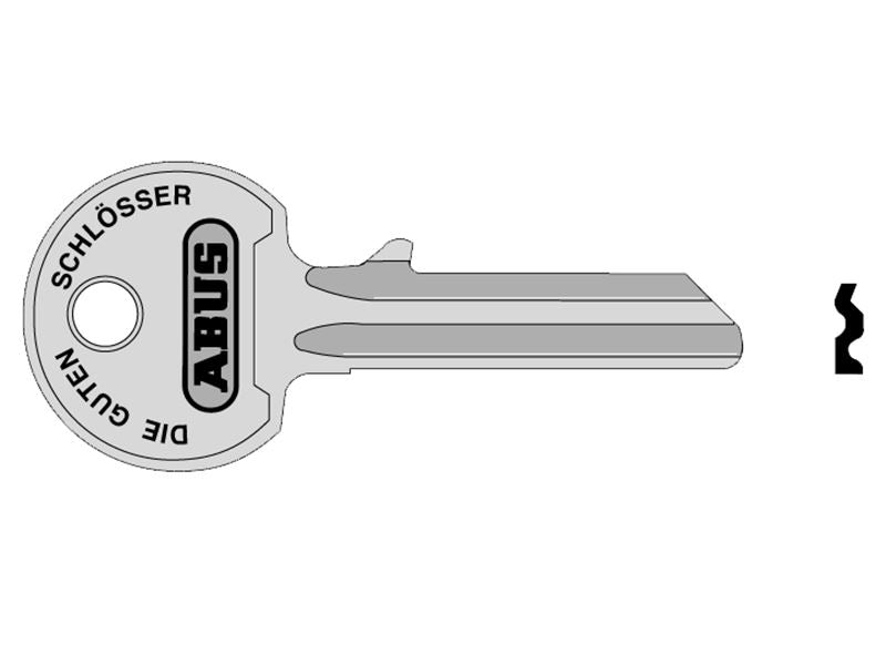 ABUS 00835 36/55 55mm Right Hand Key Blank
