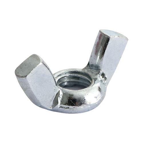 TIMCO Wing Nut - BZP M6 Silver Pack 300