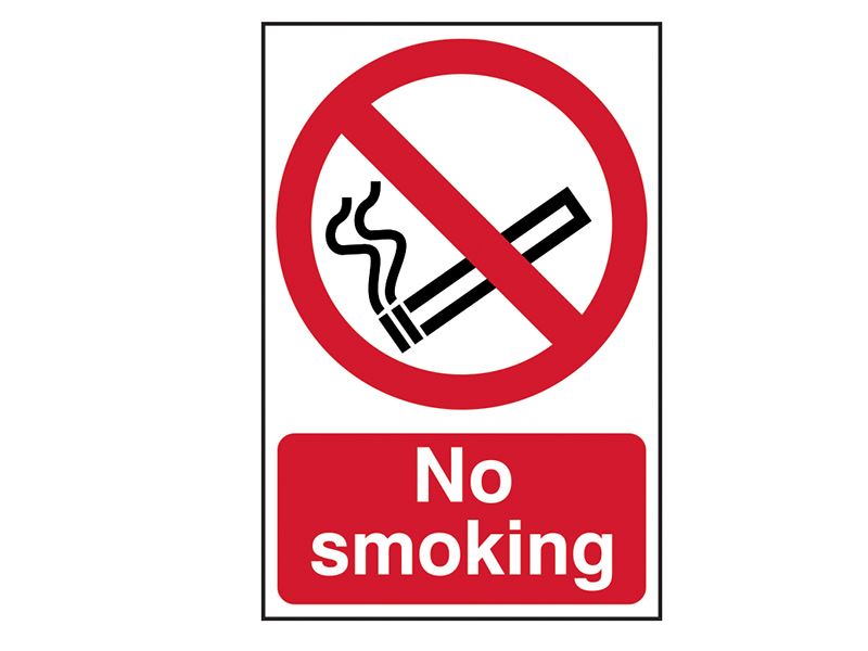 Scan SCA0550 No Smoking - PVC 200 x 300mm |