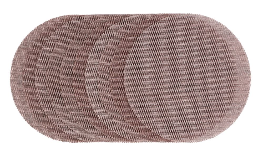 Draper 150MM MESH SANDING DISC 120G 61821 61821 Mesh Sanding Discs, 150mm (Pack of 10)