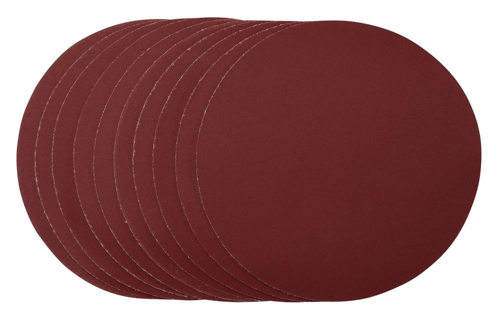 Draper 180MM SANDING DISC 400G 63797 63797 Sanding Discs, 180mm, Hook & Loop (Pack of 10)