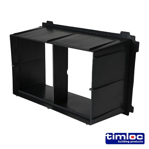 TIMCO Thro-Wall Cav Sleeve Ext Black 229 x 152 Black Pack 1