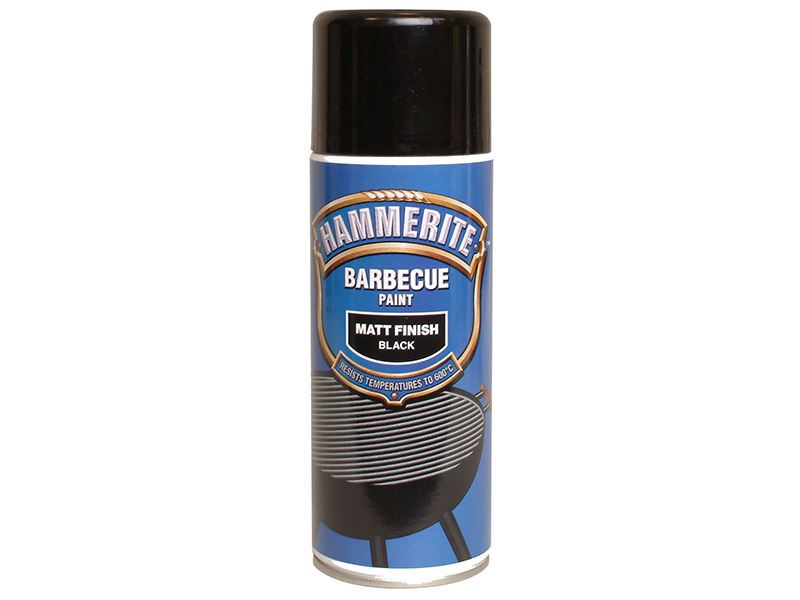 Hammerite 5092865 BBQ Paint Aerosol Black Matt 400ml