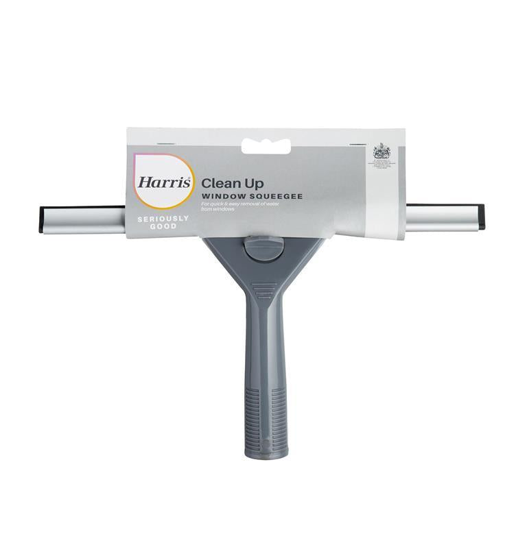 Harris Clean Up Window Squeegee Streak Free Glass Cleaning Tool for Windows Mirrors Shower Screens Conservatories and Household Cleaning