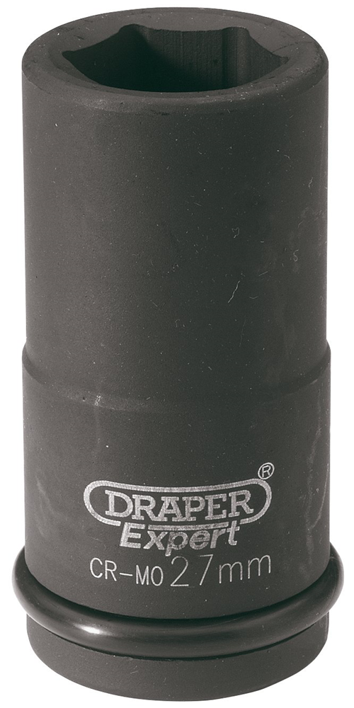 Draper 27MM IMP.DEEP SCKET 3/4DR 71908 3/4" Sq. Dr. Draper Expert HI-TORQ® Metric Deep Impact Sockets
