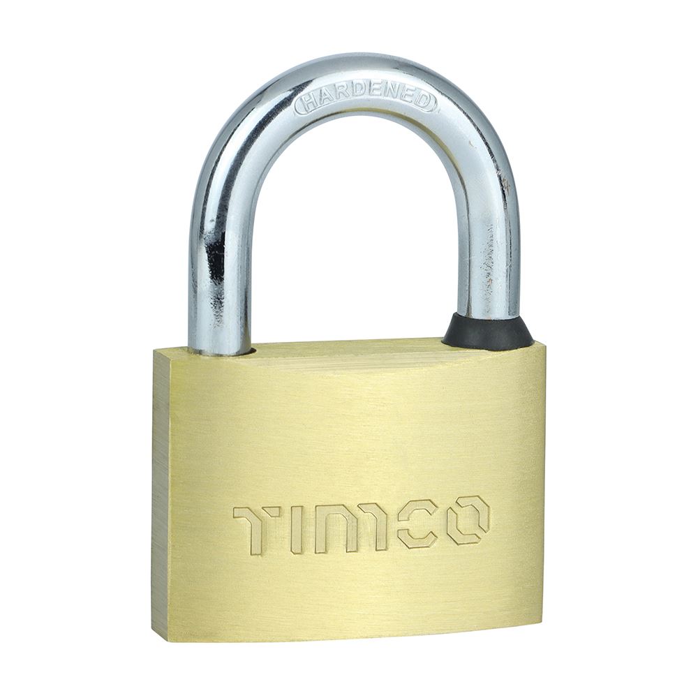 TIMCO Brass Padlock 60mm Pack 1