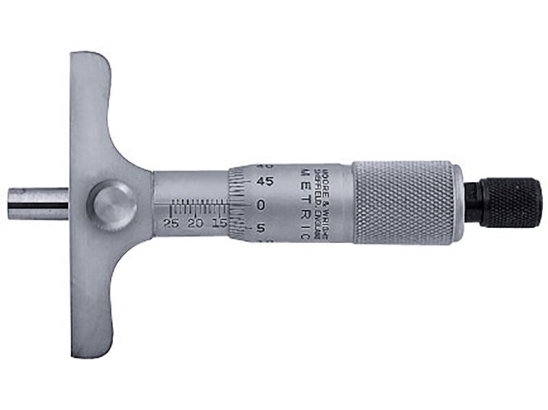 Moore&Wright 890M 890M Fixed Type Depth Micrometer 0-25mm/0.01mm