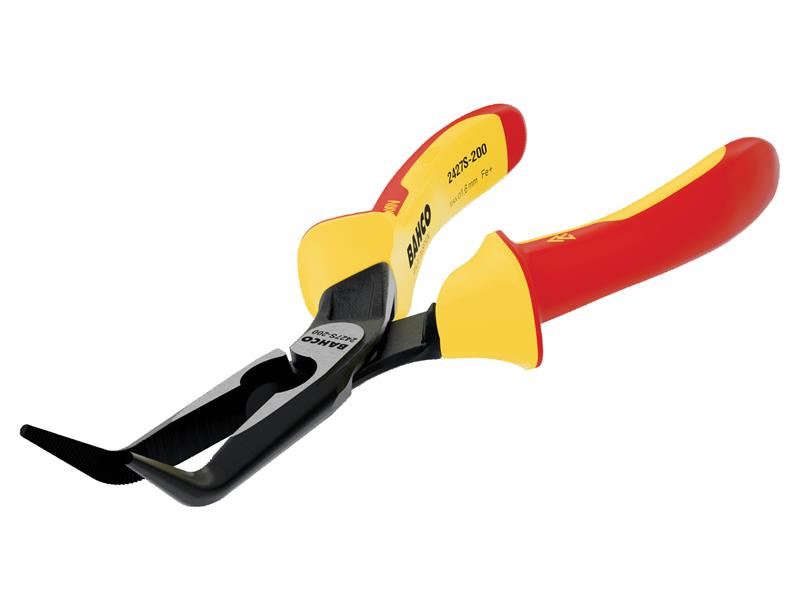 Bahco 2427 S-160 2427S ERGO™ Insulated Bent Nose Pliers 160mm (6.1/4in)