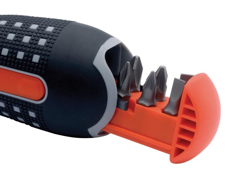 Bahco 808050 808050 Ratchet Screwdriver & 6 Bits