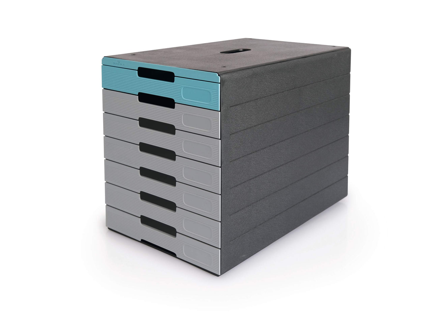 Durable IDEALBOX ECO 7 Drawer Recycled Plastic File Storage Organiser | Blue