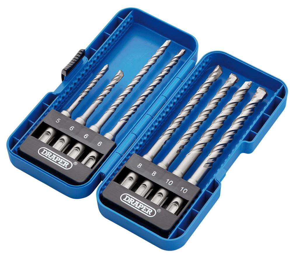 Draper SDS PLUS DRILL BIT SET - 8PCS 09177 SDS Plus Drill Bit Set (8 Piece)