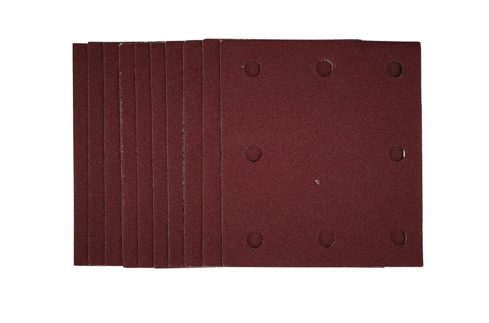 Draper SANDING SHEET 115X105MM 120G 52391 52391 1/4 Sanding Sheets with Hook and Loop, 115 x 105mm (Pack of 10)