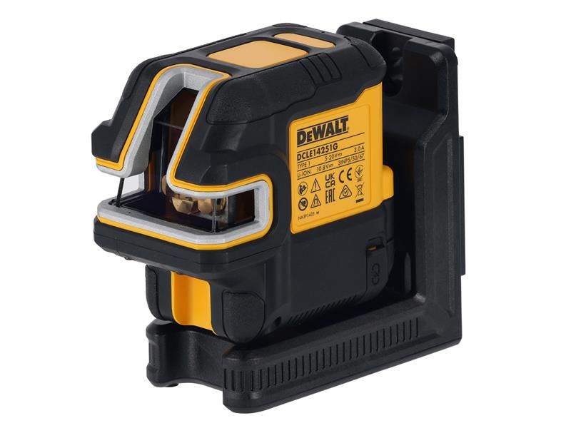 DeWalt Power Tools DCLE14251GB USB Cross Line Green Beam Laser + Five Spot