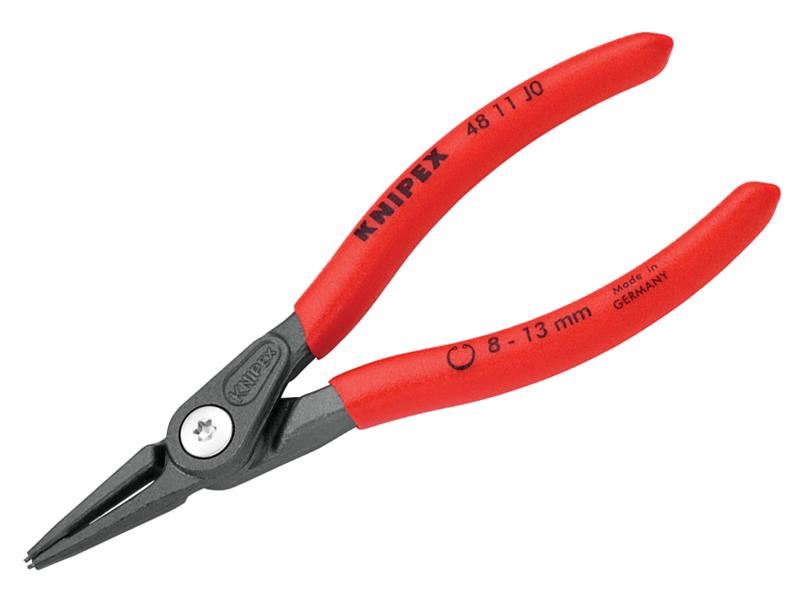 Knipex 48 11 J0 SB Precision Circlip Pliers Internal Straight 8-13mm J0