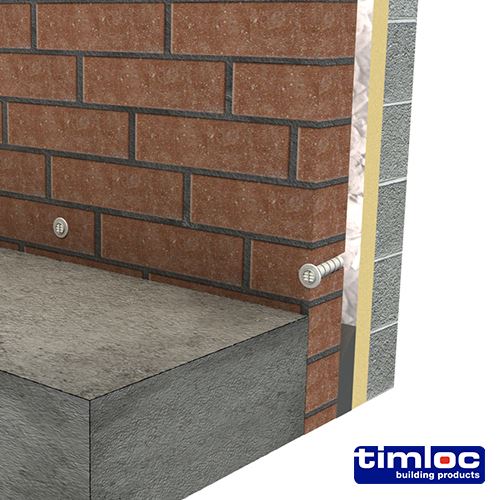 TIMCO Cavity Wall Drill Vent Terra 80 Pack 50