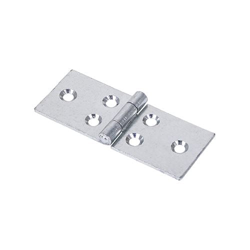 TIMCO Backflap Hinge U/C Zinc 32 x 76 Silver Pack 2