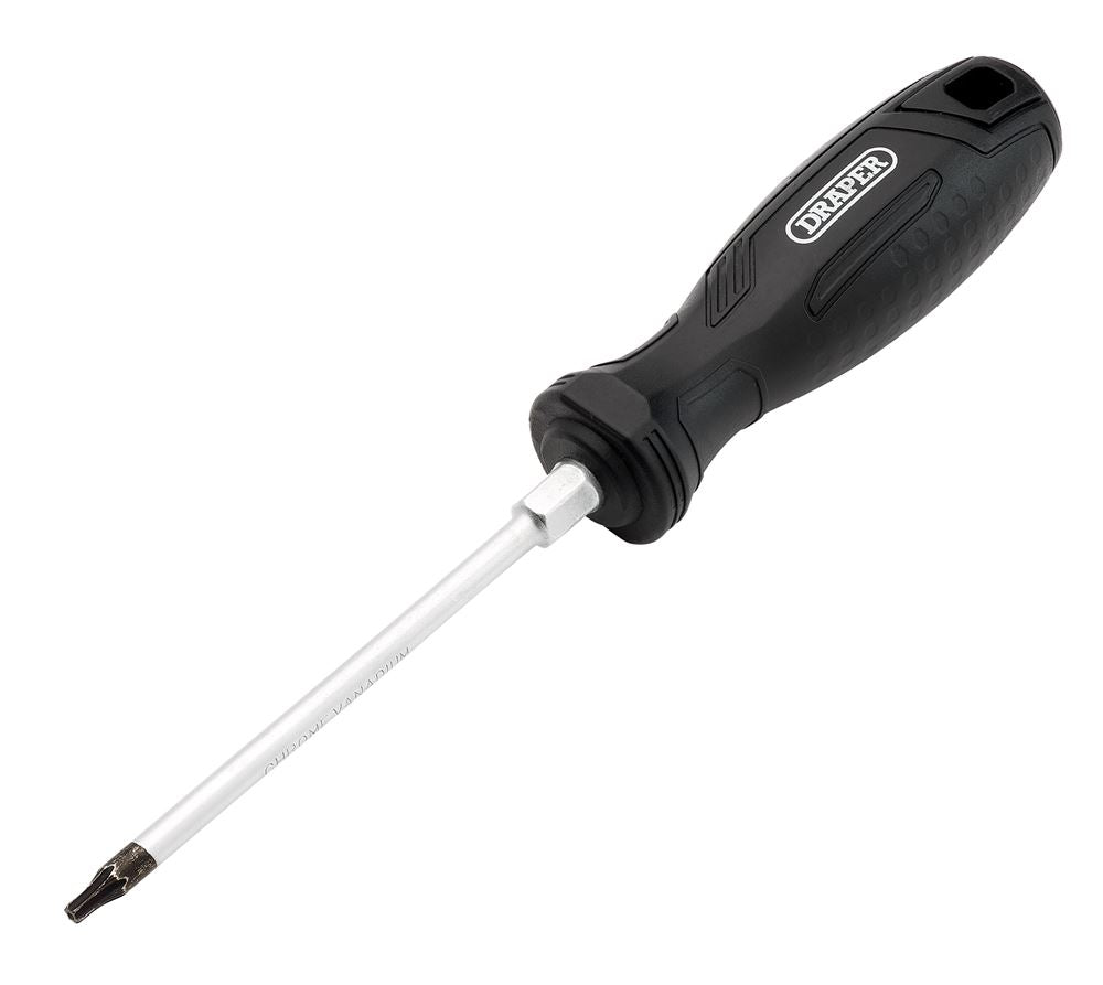 Draper T15HX100MM TAMPER-RESISTANT TX Tamperproof Hard Grip Screwdrivers