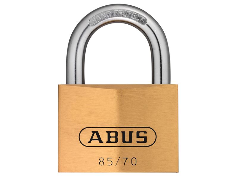 ABUS 02498 85/70mm Brass Padlock Keyed Alike 121