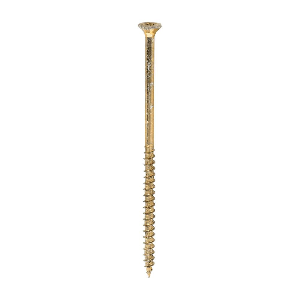 TIMCO Velocity Screw PZ3 CSK ZYP 6.0 x 130 Gold Pack 100