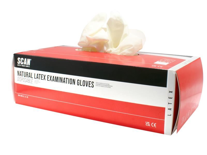 SCA Latex Gloves - XL (Box 100)