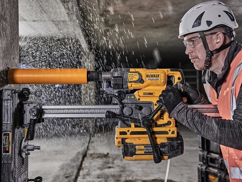 DeWalt Power Tools DCD150X2 XR FlexVolt Diamond Drill 54V 2 x 9.0Ah Li-ion