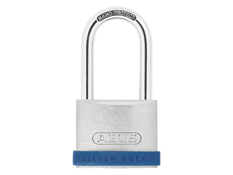 ABUS 80885 40mm Silver Rock� 5 Padlock Long Shackle 40mm