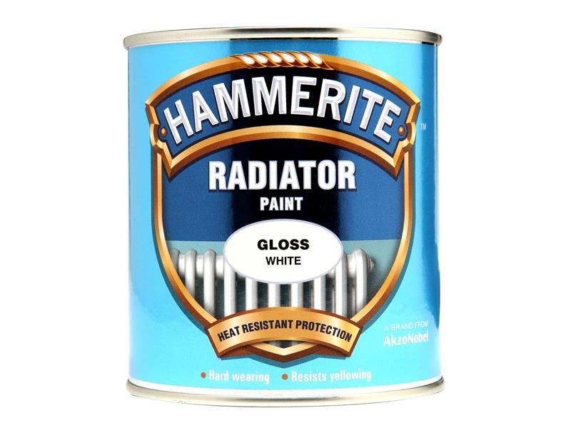 Hammerite 5092846 Radiator Paint Gloss White 500ml