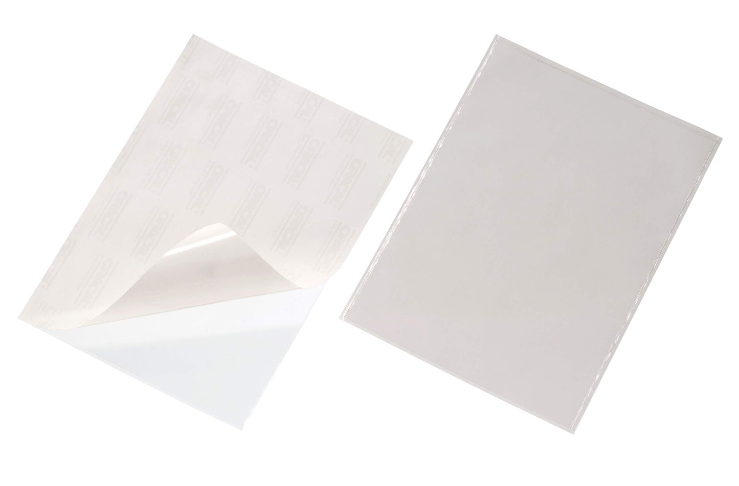 Durable POCKETFIX Self-Adhesive Clear Label Sleeve Pockets | 25 Pack | A4