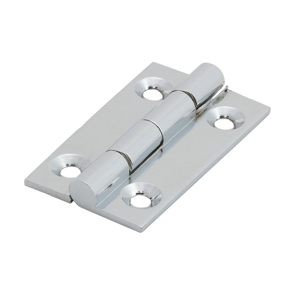 TIMCO Solid Drawn Hinge P/Chrome 38 x 22 Pack 2